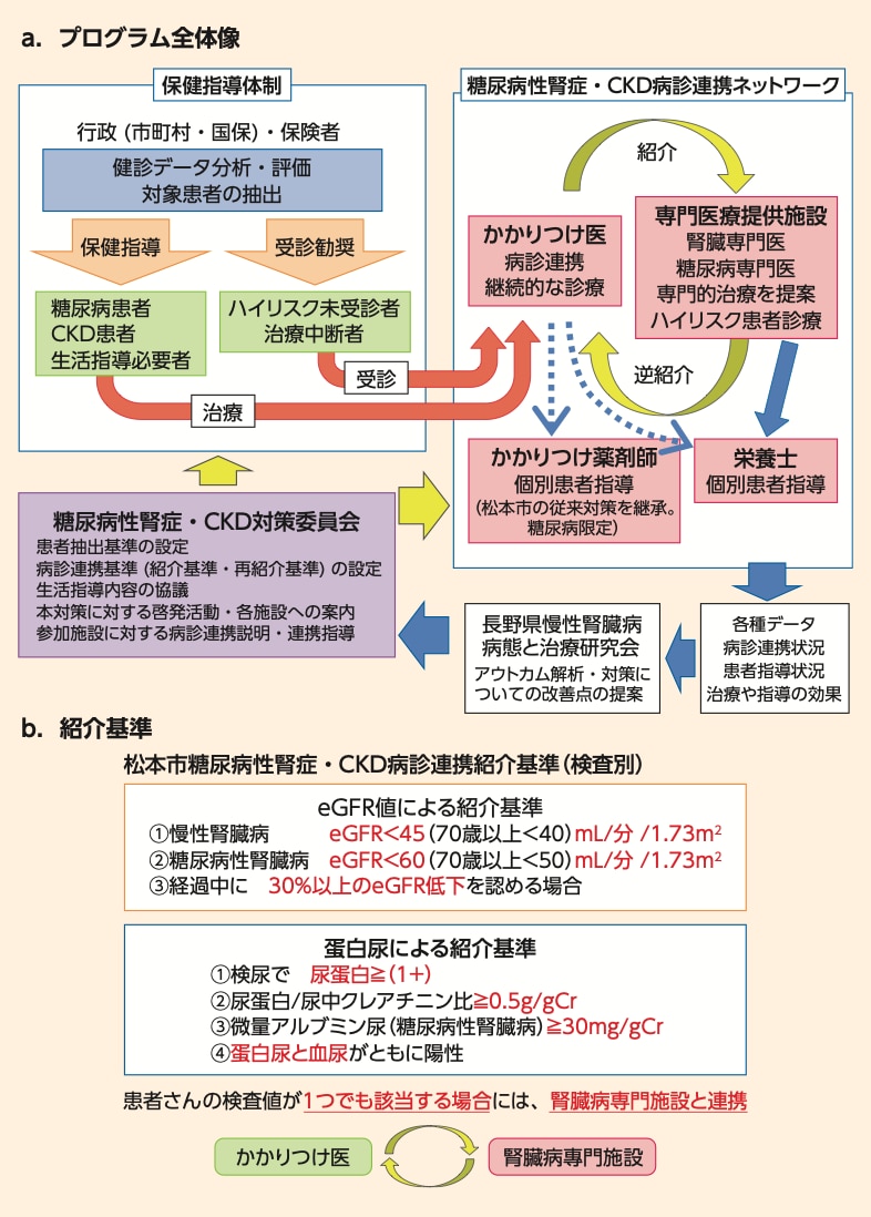 松本市糖尿病性腎症・CKD重症化予防プログラム